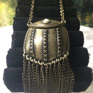 Pill/Prayer Box Necklace Opens at the top